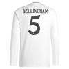 Original Fußballtrikot Real Madrid Bellingham 5 Heimtrikot 2024-25 Langarm Für Herren